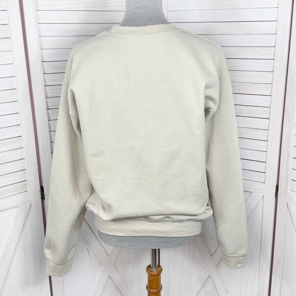 Just A Girl Who Lives Pickle Sweatshirt Tan Medium - Picture 5 of 14